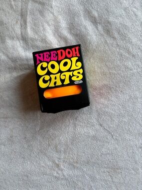 NeeDoh Cool Cats Orange Stress Toy by Schylling